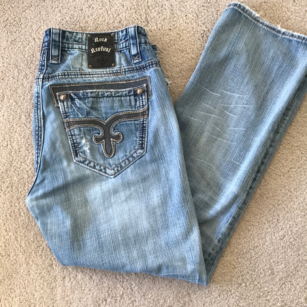 Rock Revival Men’s Straight Leg Jeans